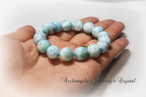 天然石 パワーストーン| ラリマー larimar ブレスレット