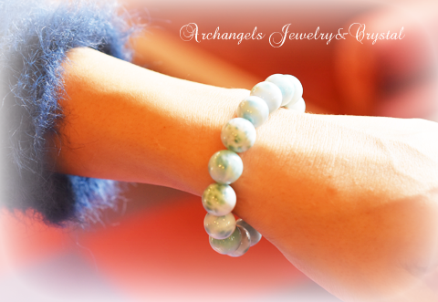 天然石 パワーストーン| ラリマー larimar ブレスレット