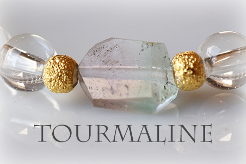 天然石 パワーストーン| 水晶 トルマリン ウォーターメロントルマリン パワーストーンブレスレット ブレスレット クリアクォーツ