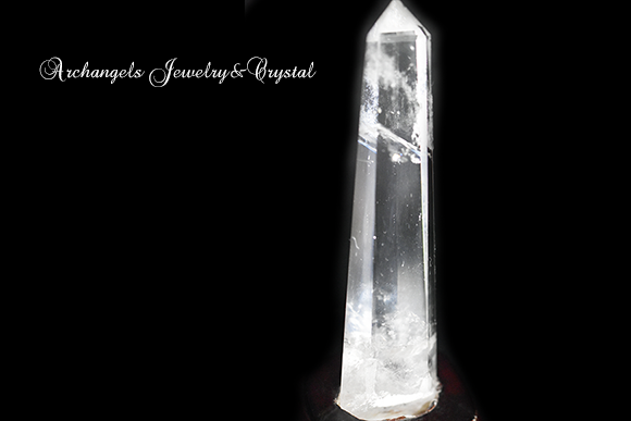 天然石 パワーストーン|エンジェルラダー・クォーツ 天使の梯子 水晶 クリアクォーツ ヒマラヤ産ポイント アーキエンジェルズ