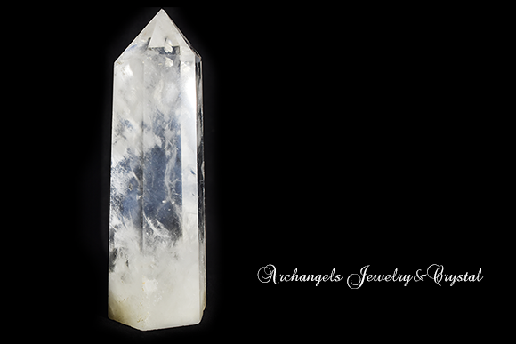天然石 パワーストーン|エンジェルラダー・クォーツ 天使の梯子 水晶 クリアクォーツ ヒマラヤ産ポイント アーキエンジェルズ