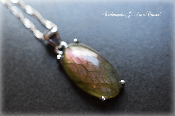 天然石 パワーストーン|ラブラドライト Labradorite シルバー ペンダント ジュエリー アーキエンジェルズ