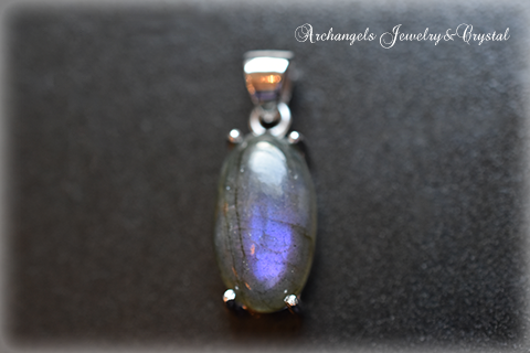 天然石 パワーストーン|ラブラドライト Labradorite シルバー ペンダント ジュエリー アーキエンジェルズ