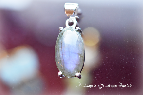 天然石 パワーストーン|ラブラドライト Labradorite シルバー ペンダント ジュエリー アーキエンジェルズ