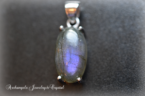 天然石 パワーストーン|ラブラドライト Labradorite シルバー ペンダント ジュエリー アーキエンジェルズ