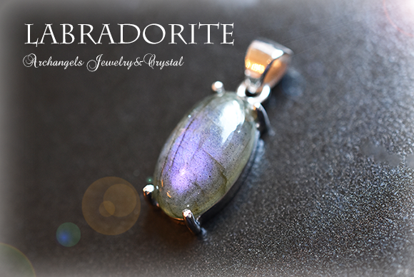 天然石 パワーストーン|ラブラドライト Labradorite シルバー ペンダント ジュエリー アーキエンジェルズ