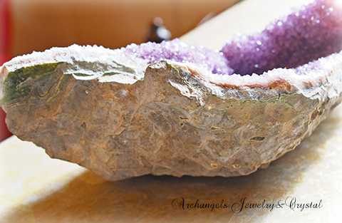 天然石 パワーストーン|アメジスト　紫水晶　amethyst　クォーツ　原石　クラスター　ヒーリング　癒やし　浄化　アーキエンジェルズ