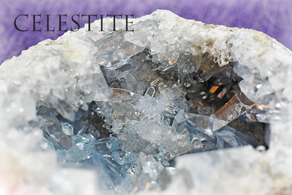 天然石 パワーストーン|セレスタイト Celestite 原石 クラスター ヒーリング 癒やし アーキエンジェルズ 大分市