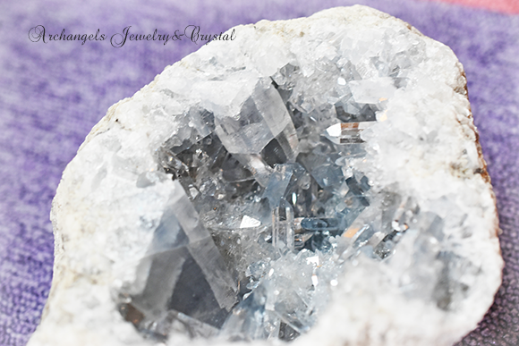 天然石 パワーストーン|セレスタイト Celestite 原石 クラスター ヒーリング 癒やし アーキエンジェルズ 大分市