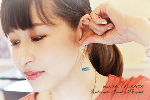 天然石 パワーストーン|ターコイズ トルコ石 12月の誕生石 14K 14金 ピアス プレゼント アーキエンジェルズ 大分市