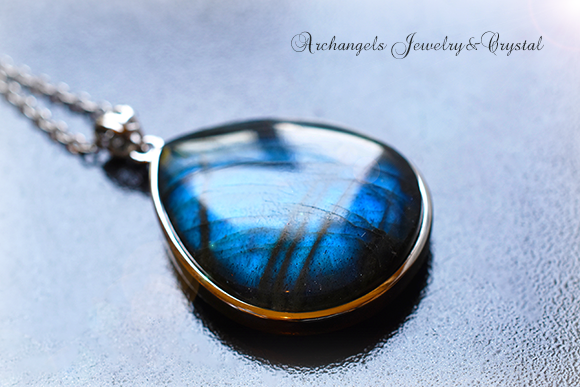 天然石 パワーストーン|ラブラドライト Labradorite シルバー Silver ペンダント アーキエンジェルズ 大分市