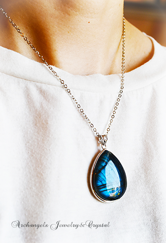 天然石 パワーストーン|ラブラドライト Labradorite シルバー Silver ペンダント アーキエンジェルズ 大分市