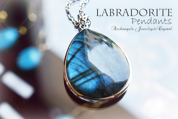 天然石 パワーストーン|ラブラドライト Labradorite シルバー Silver ペンダント アーキエンジェルズ 大分市