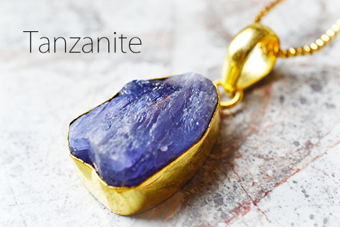 天然石 パワーストーン|Tanzanite　タンザナイト　ブルーゾイサイト　デザイナーズジュエリー　ペンダント　アーキエンジェルズ