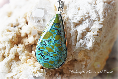 天然石 パワーストーン|ターコイズ トルコ石 turquoise 12月の誕生石 ペンダント 贈り物 プレゼント アーキエンジェルズ