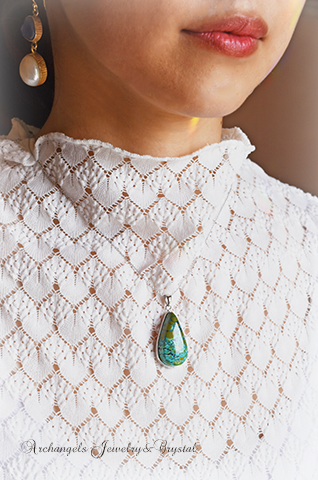 天然石 パワーストーン|ターコイズ トルコ石 turquoise 12月の誕生石 ペンダント 贈り物 プレゼント アーキエンジェルズ
