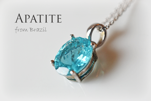 天然石 パワーストーン|アパタイト ブラジル産 Apatite 人間関係 愛情運 絆 ペンダント アーキエンジェルズ 大分市