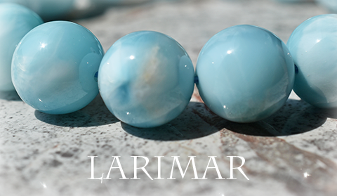 天然石 パワーストーン|ラリマー larimar ラリマール ブルー・ペクトライト パワーストーンブレスレット アーキエンジェルズ