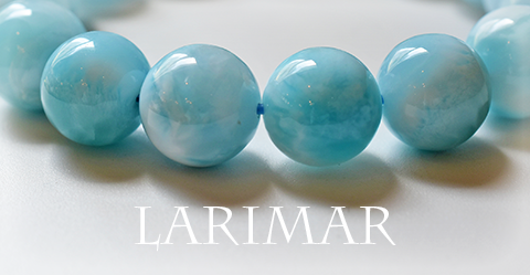 天然石 パワーストーン|ラリマー larimar ラリマール ブルー・ペクトライト パワーストーンブレスレット アーキエンジェルズ