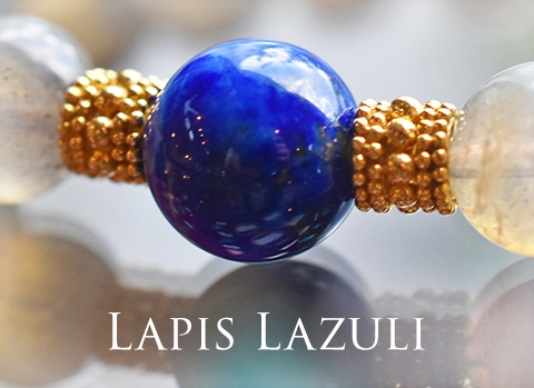 天然石 パワーストーン|ラピスラズリ Lapis Lazuli ラブラドライト　Labradorite　アーキエンジェルズ　パワーストーンブレスレット