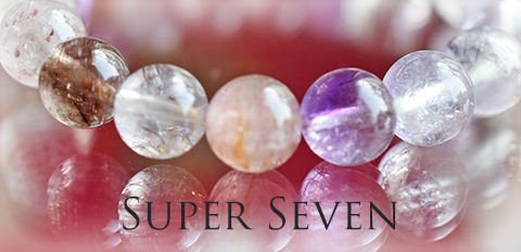 天然石 パワーストーン|アメジスト　紫水晶　スーパーセブン　セイクリッドセブン　アーキエンジェルズ　パワーストーンブレスレット