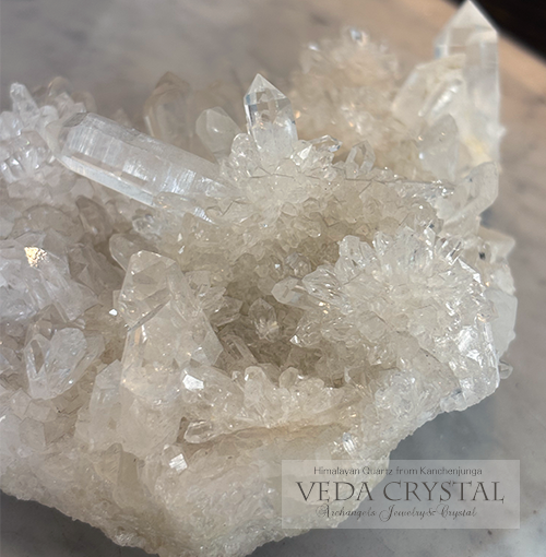 天然石 パワーストーン|クリアクォーツ　水晶　カンチェンジュンガ産　ヒマラヤ産　ヴェーダ水晶　クリスタル　アーキエンジェルズ